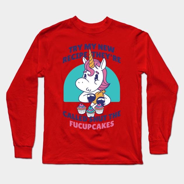 FucupCakes Long Sleeve T-Shirt by Threadded